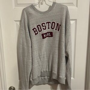 Gray Boston Mass Sweater